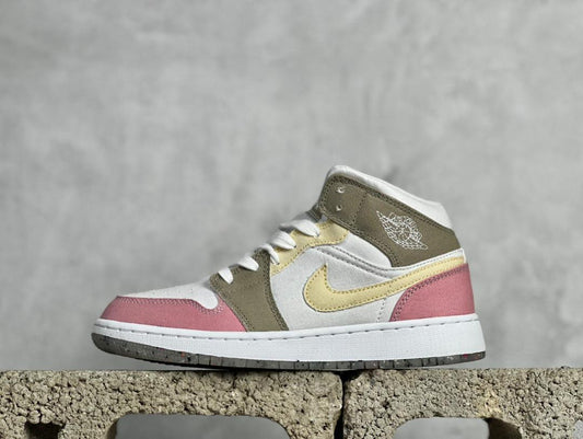 Jordan 1 Mid Pastel Grind