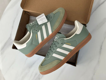 Adidas Samba OG silver green