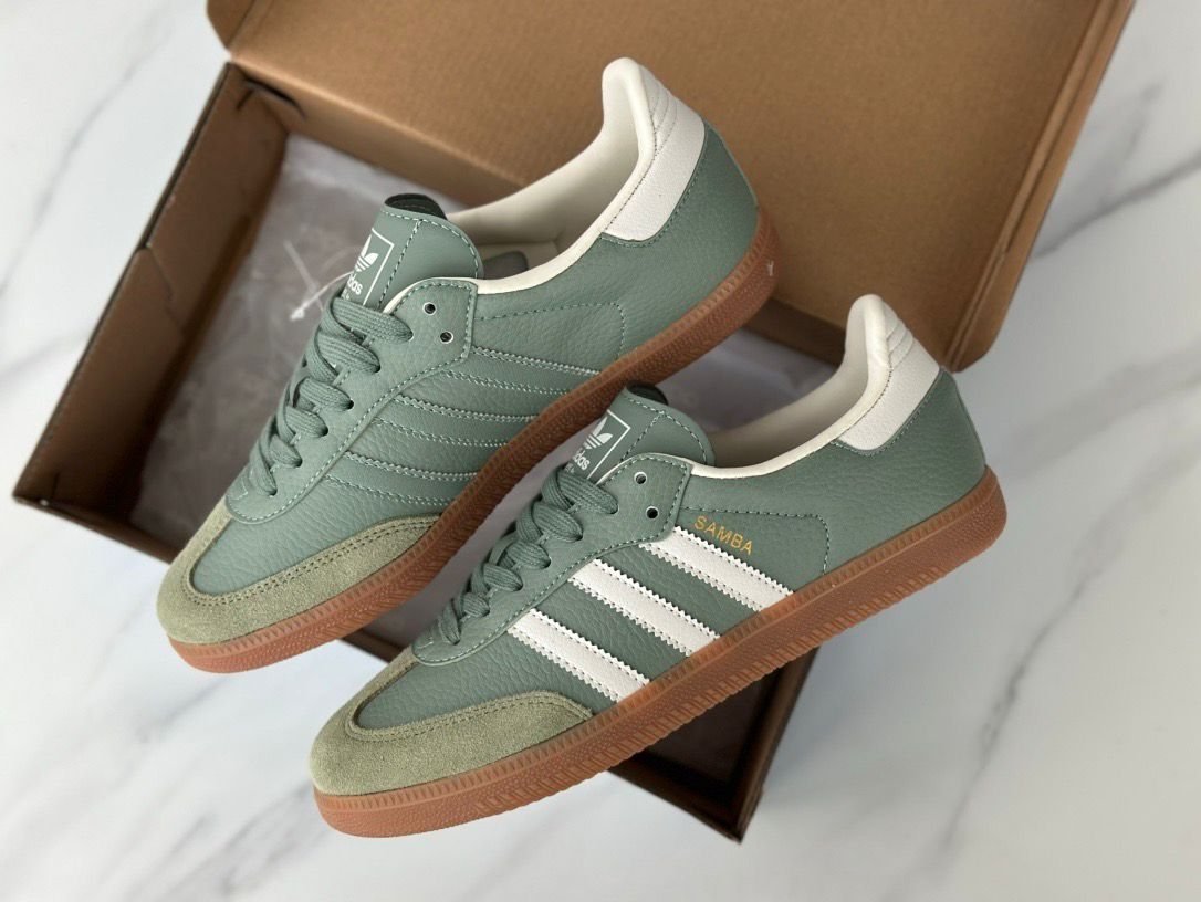 Adidas Samba OG silver green